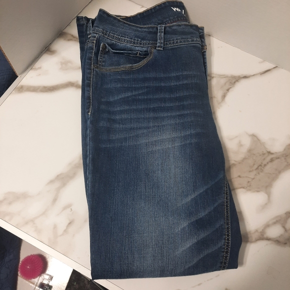 Wallflower Luscious Curvy Women's Jeans Size 17 Blue Denim Boot Cut 34x31 - Picture 6 of 10